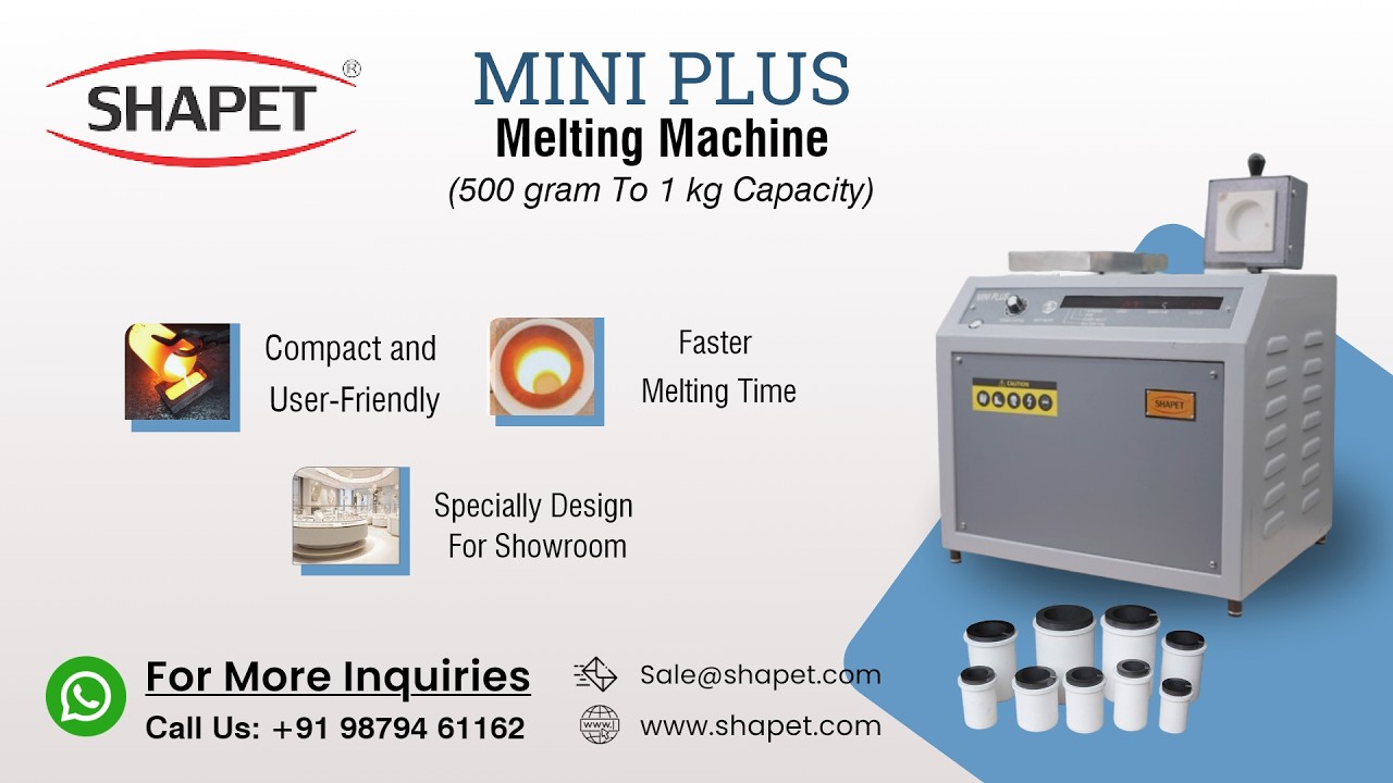 Fast, Efficient, Reliable: Gold Melting Made Easy with Our Machine