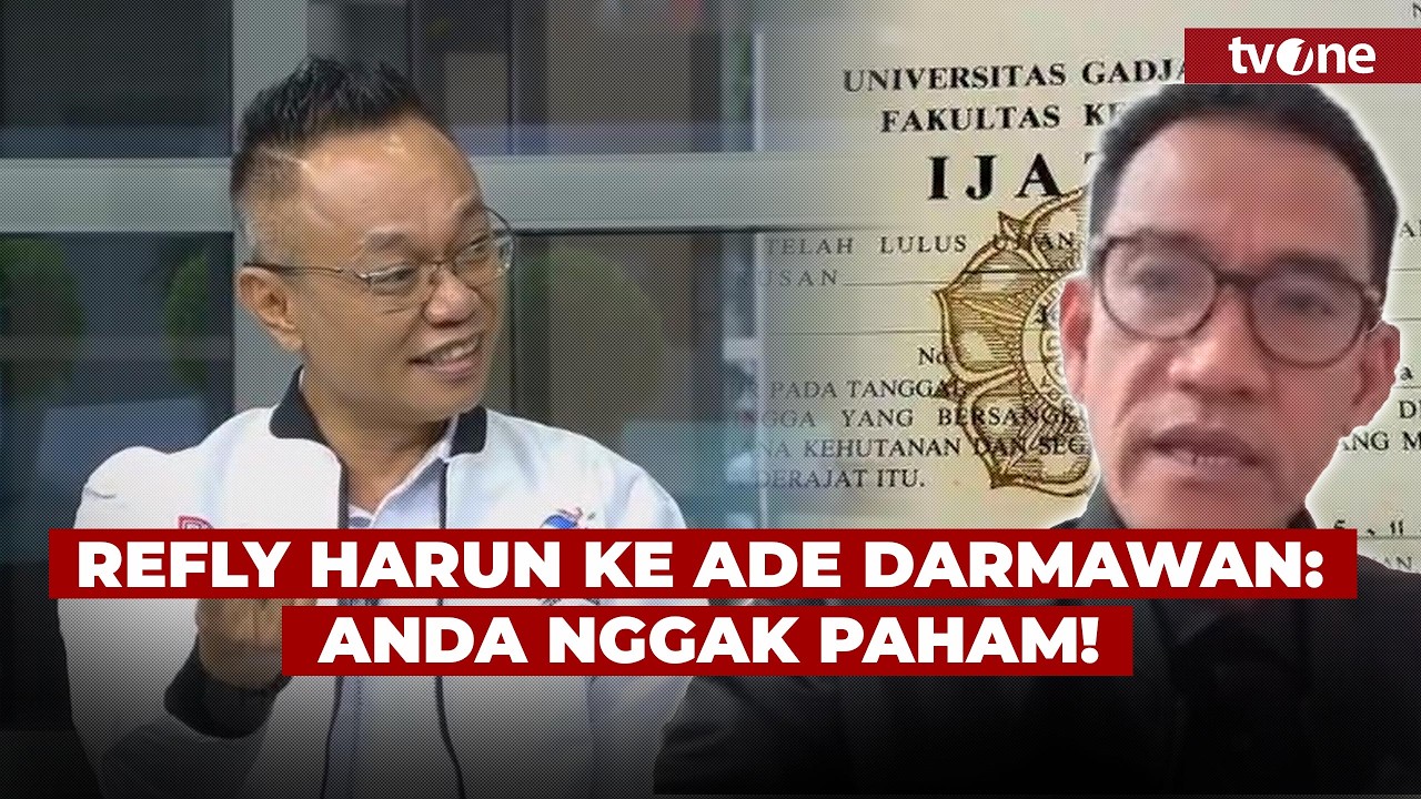 DEBAT PANAS! Refly Harun vs Ade Darmawan soal Proses Hukum Kubu Roy Cs | tvOne