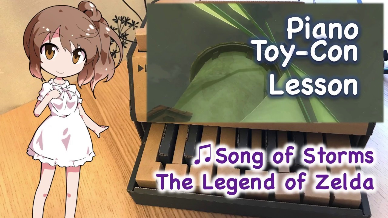 Nintendo Labo Piano / Song of Storms (Zelda)