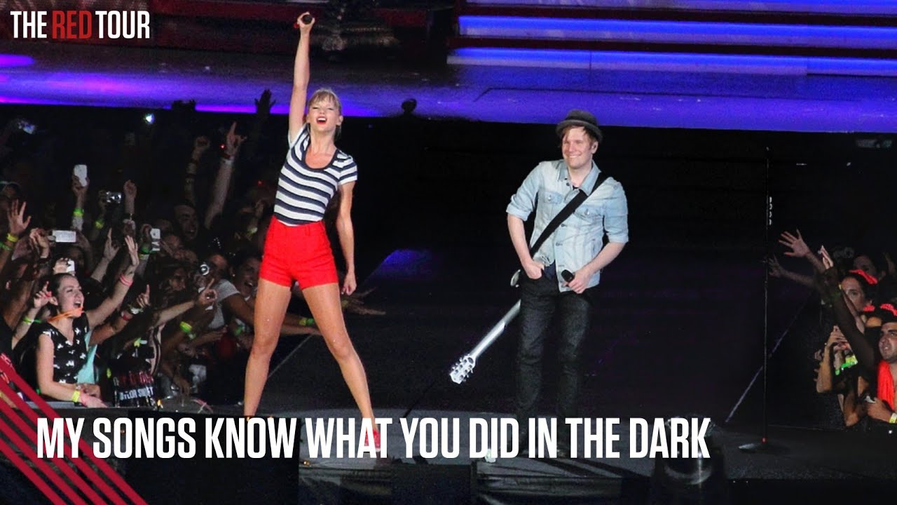 Taylor Swift & Patrick Stump - My Songs Know What You Did In The Dark (Live on the Red Tour)