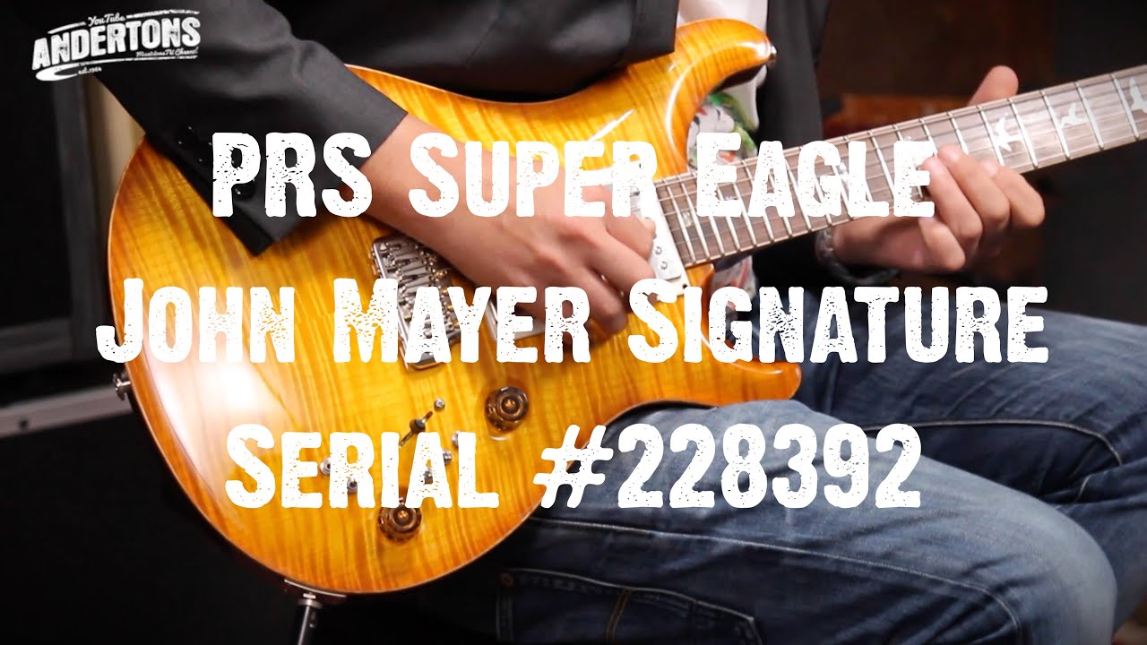Top Shelf Guitars - PRS Super Eagle John Mayer Signature Serial #228392