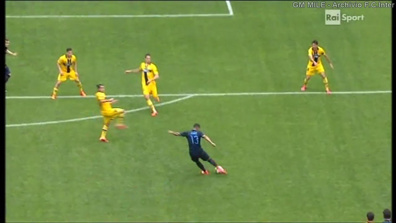 2014-15 (29^ - 04-04-2015) INTER-Parma 1-1 [Aut.J.Mauri,Lila] Servizio D.S.Rai2