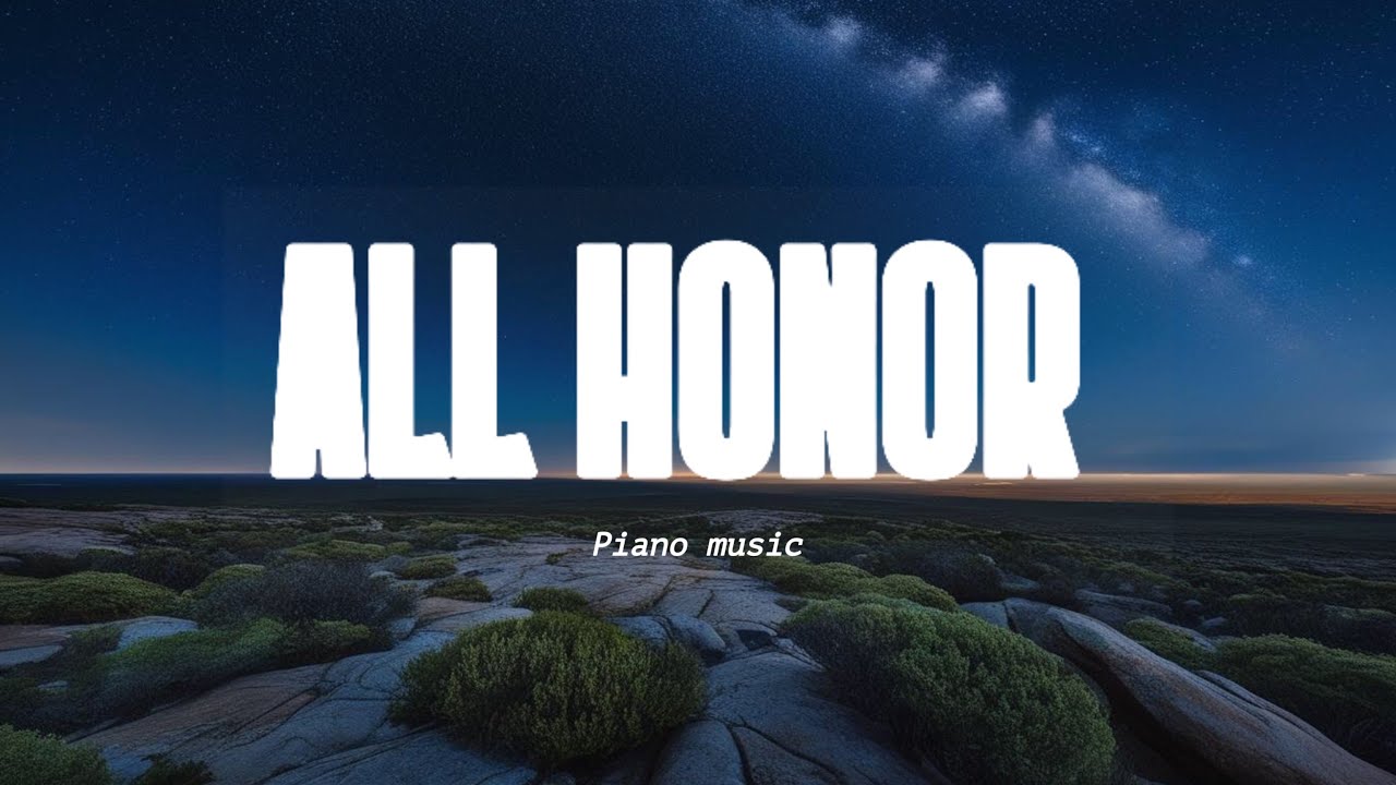 𝗔𝗟𝗟 𝗛𝗢𝗡𝗢𝗥 // MELODIE BIZZARE  𝗥𝗢𝗡 𝗞𝗘𝗡𝗢𝗟𝗬 #pianoworship  #piano  #melodiebizarre