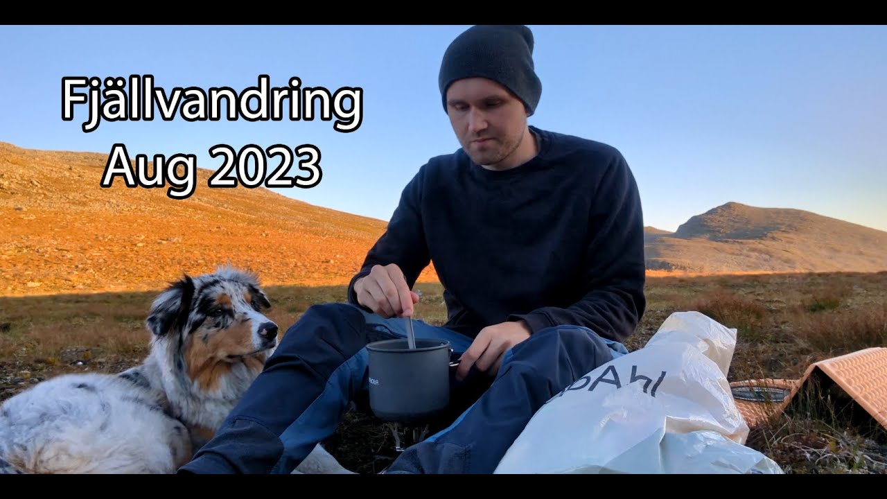 Ensamvandring med hund - Fjällvandring till Södra Gardfjället