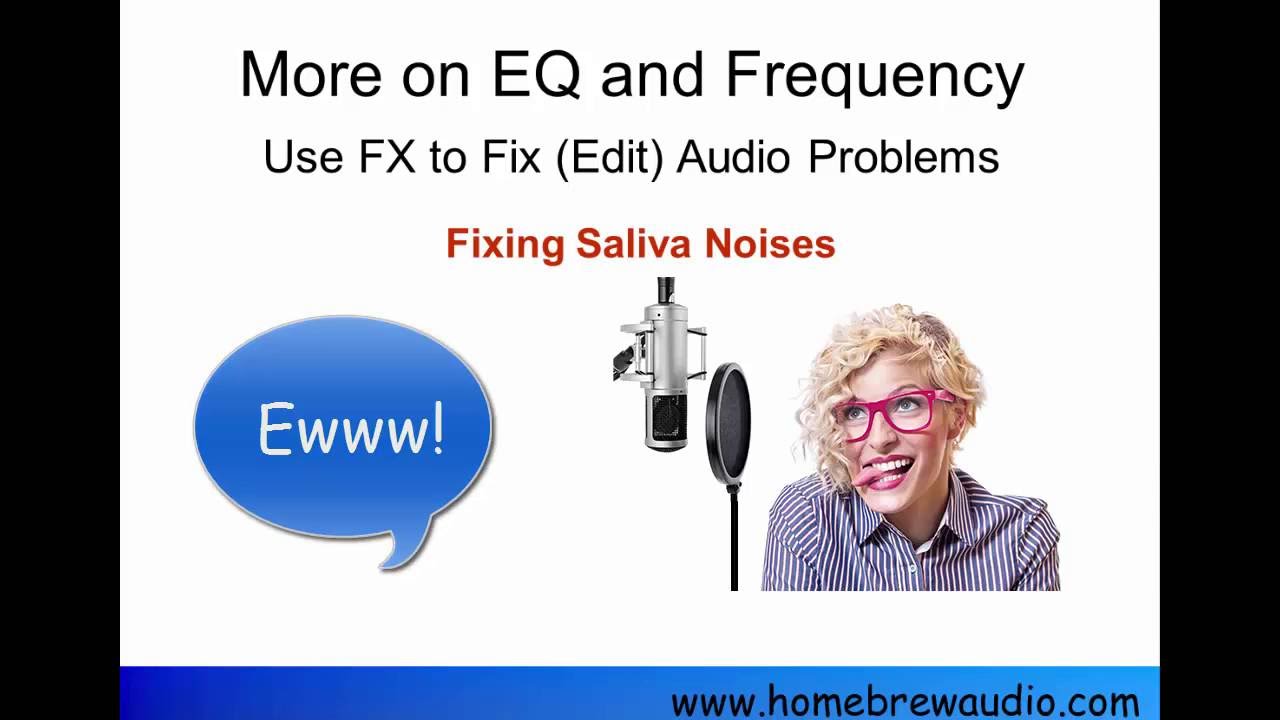 Removing Saliva Noise From Voice Recordings