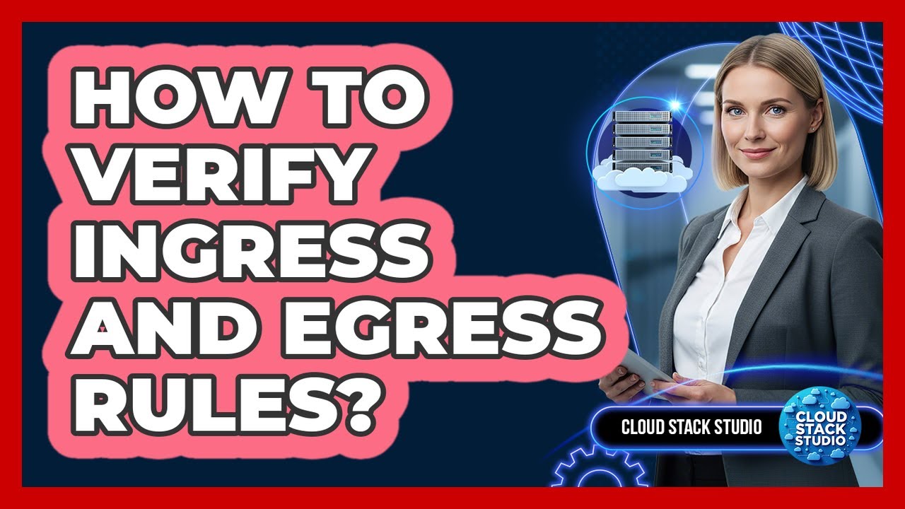 How To Verify Ingress And Egress Rules?