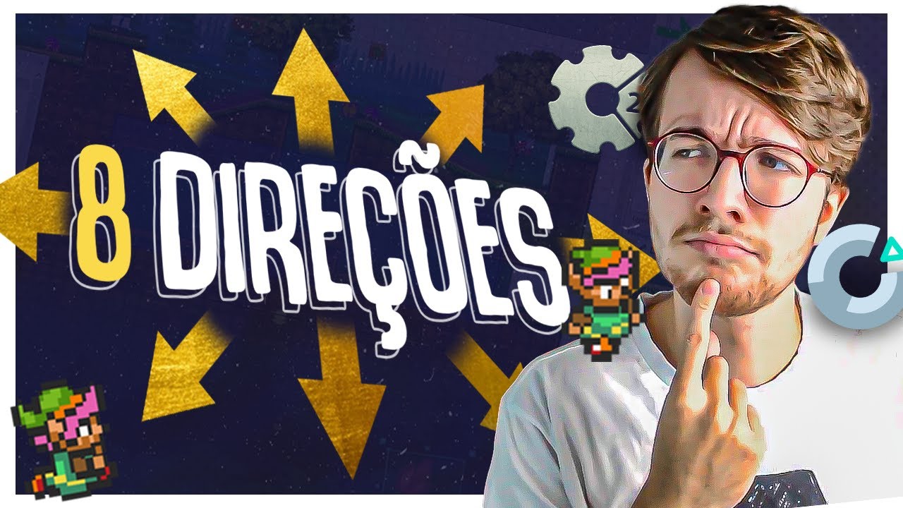Movimento em 8 Direções com Troca de Animação - Tutorial Construct 2 e Construct 3