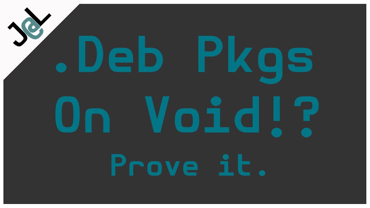 Install .deb pkgs on void