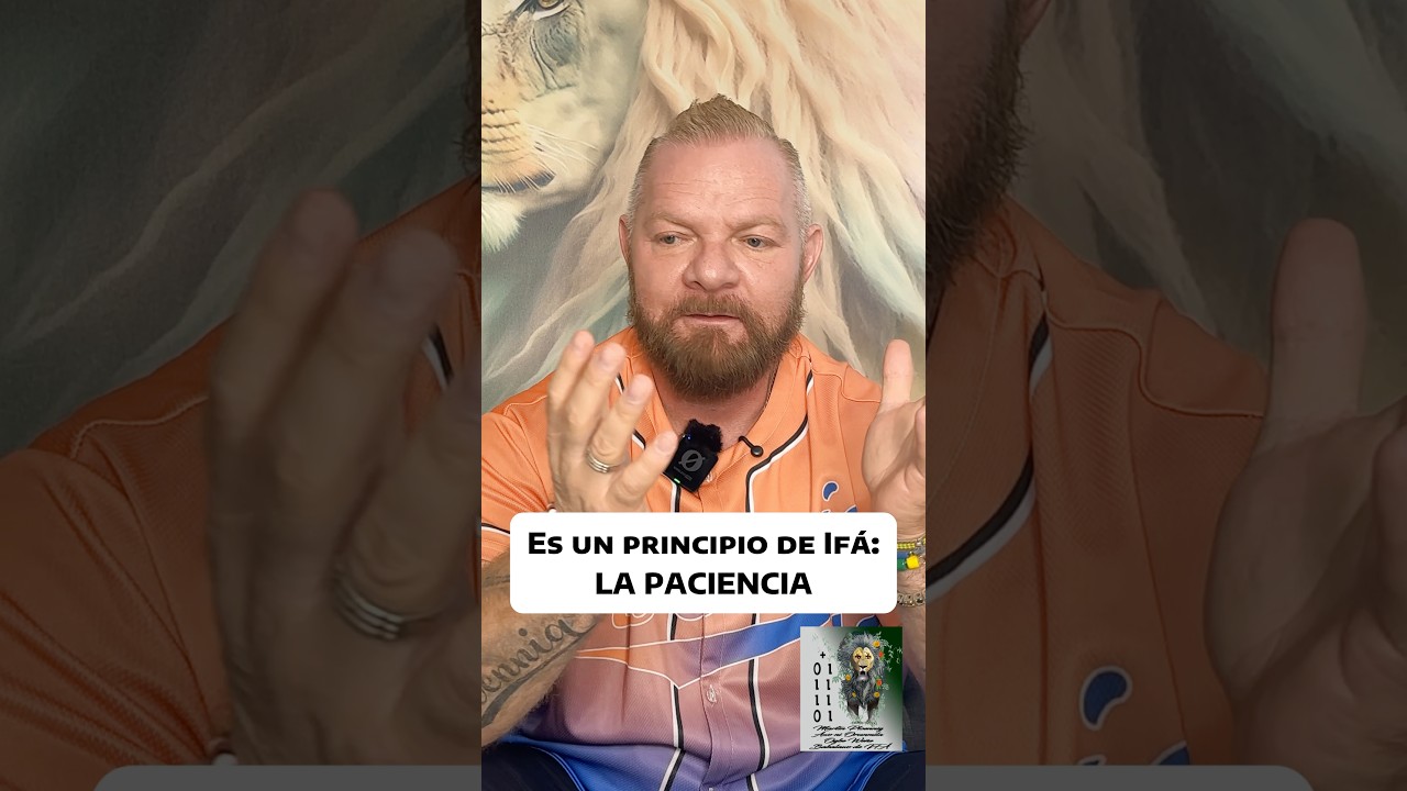 Es un  principio de IF&Aacute;: La paciencia. #culturayoruba #babalawo #oshaeifa