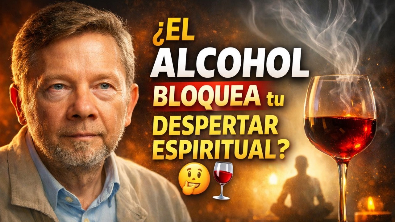 ¿El ALCOHOL BLOQUEA tu DESPERTAR ESPIRITUAL? 🍷✨ La Verdad que Nadie Te Dice | Eckart Tolle