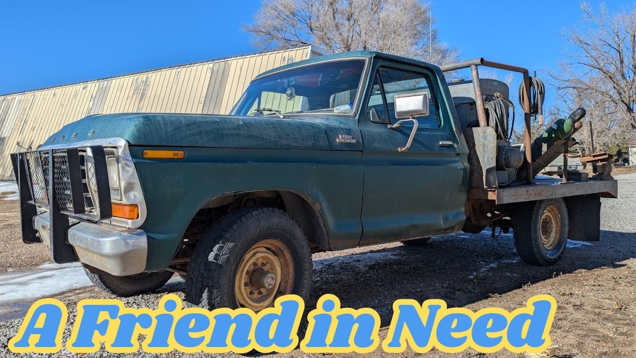 У парня сломался рабочий автомобиль! Этому Ford F250 1979 года выпуска нужно заменить сцепление.