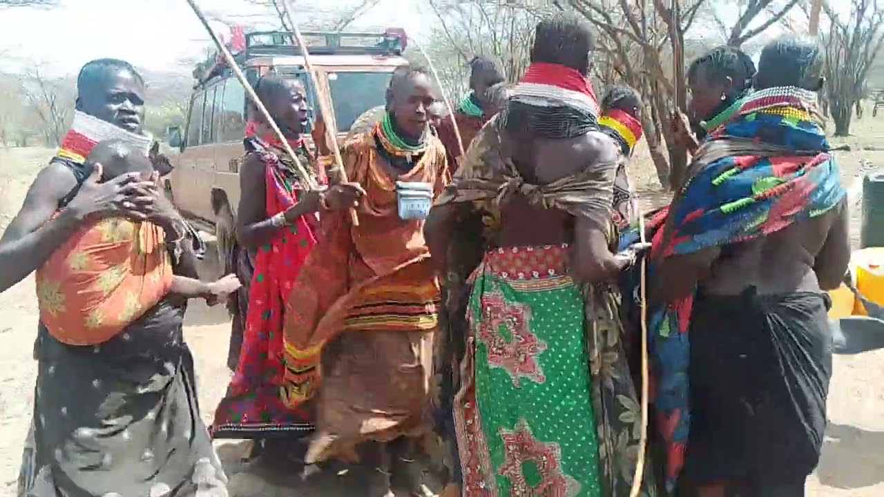 PEOPLE WERE HAPPY TO SEE THE WHITE MAN FOR A PROMISE OF WATER