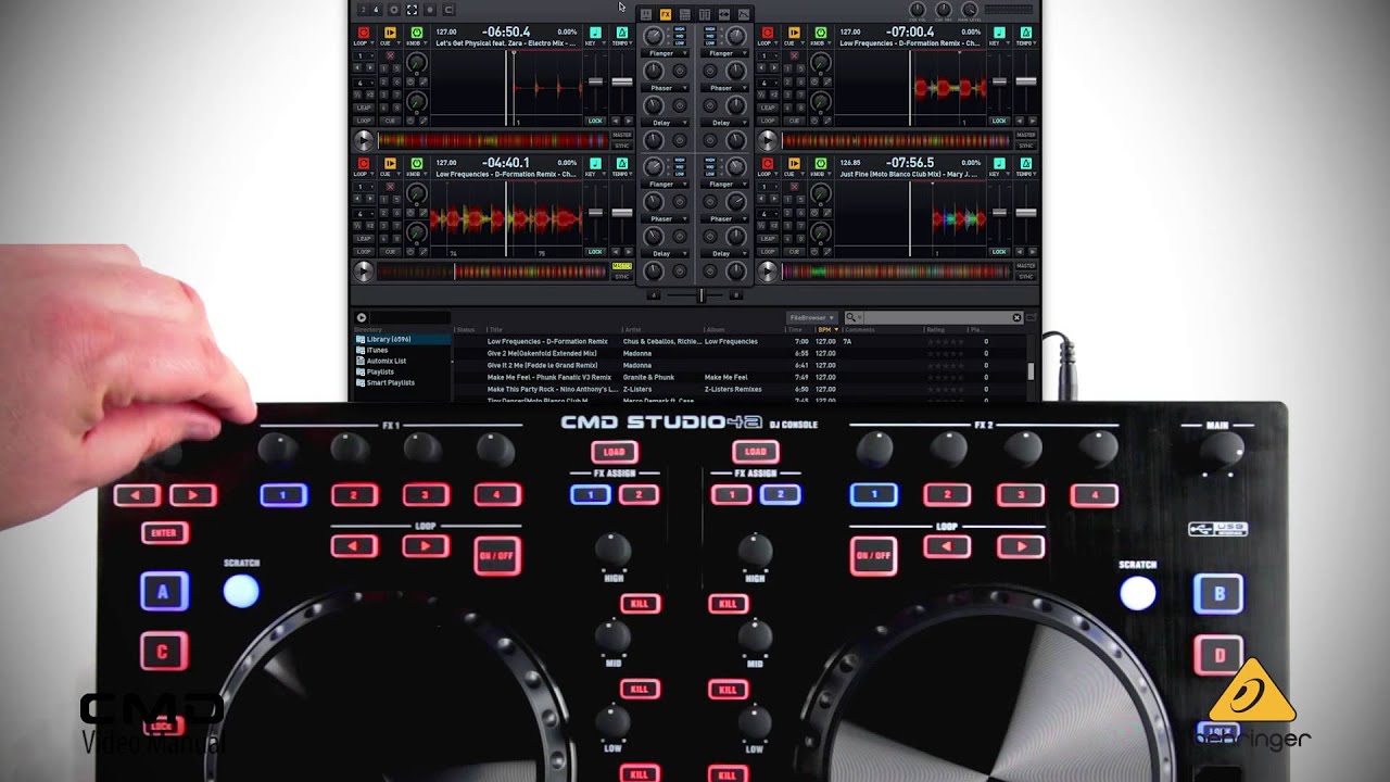 BEHRINGER VIDEO MANUAL: CMD Studio 4a FX Section