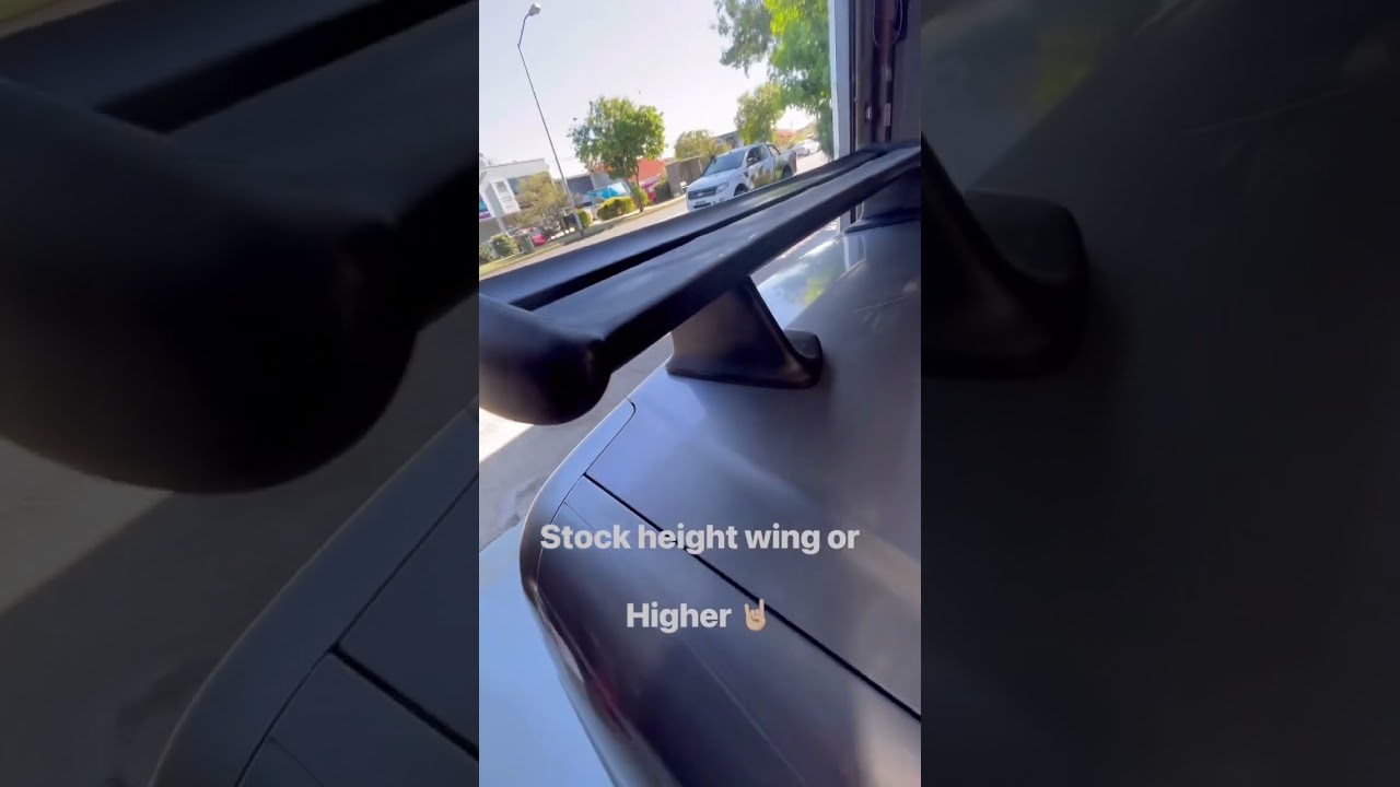 R34 wing heights stock or risers ? #foryoupage #gtt #r34gtt #r34skyline #r34gtr #skyliner34