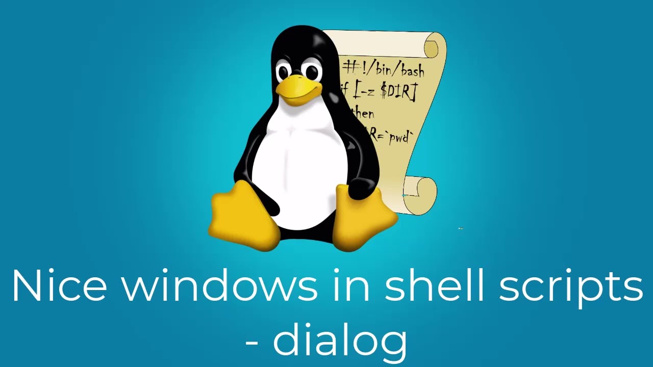 Ładne okna w skryptach Shell - Dialog