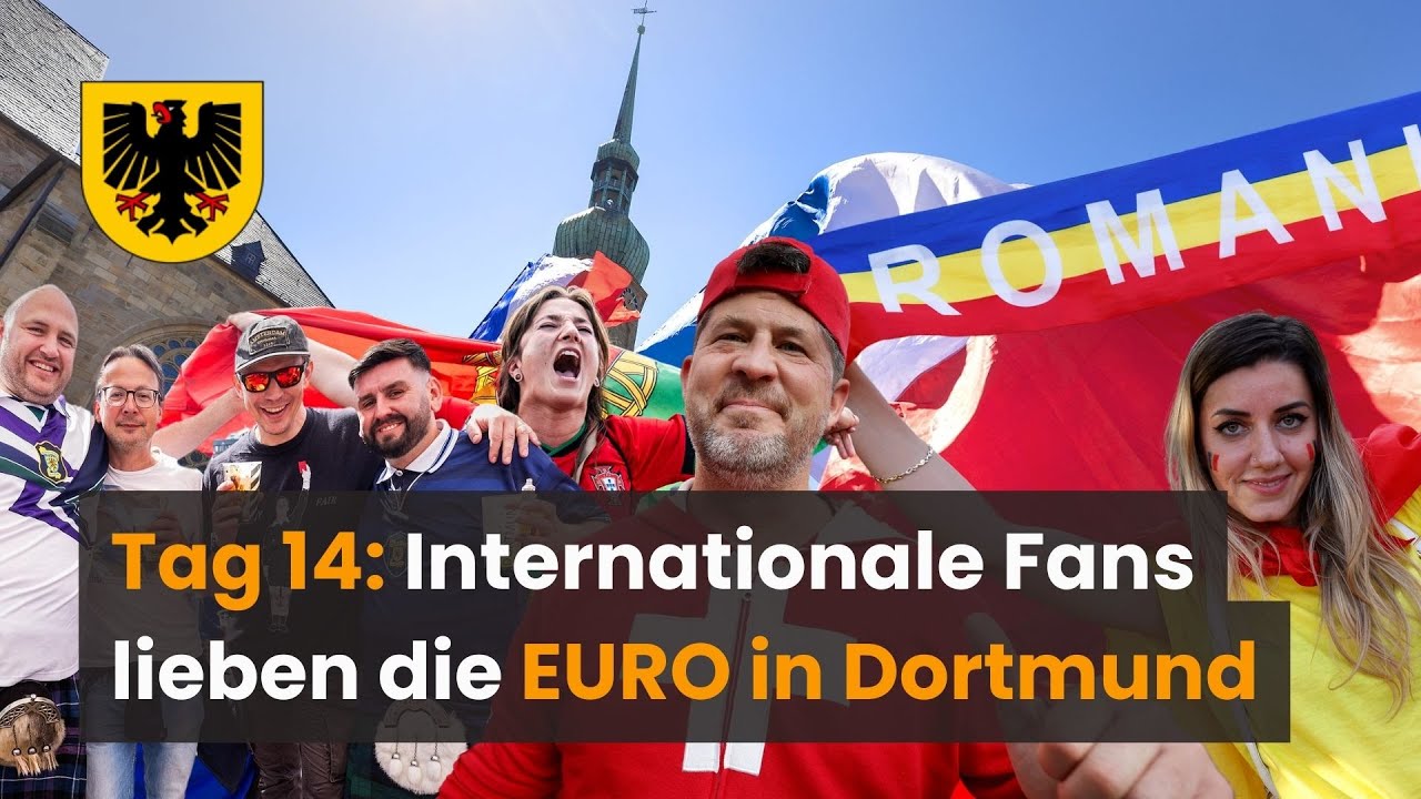 Tag 14: Internationale Fans lieben die EURO in Dortmund