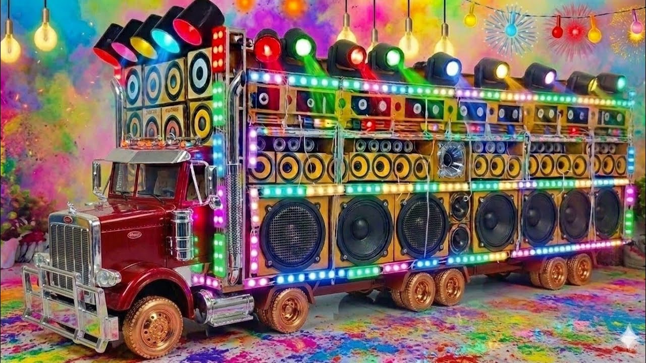 Mini Dj Setup | how to make mini dj setup with cardboard Making Dj truck | dj gadi, dj wala video