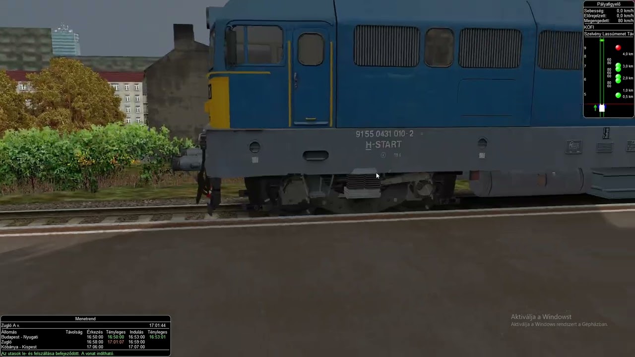 MSTS 726 NAPFÉNY INTERCITY (BUDAPEST NYUGATI FERIHEGY 1 RÉSZ)