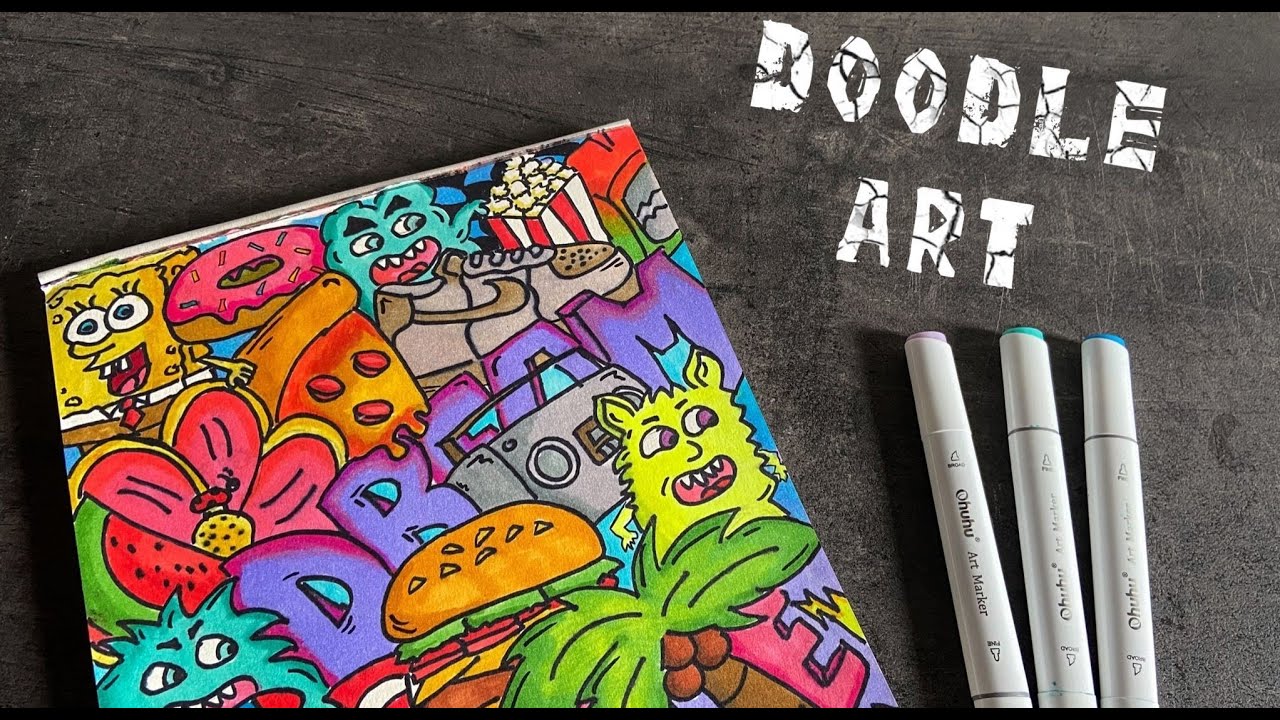 DOODLE ART | Come fare i Doodles ( FACILE )
