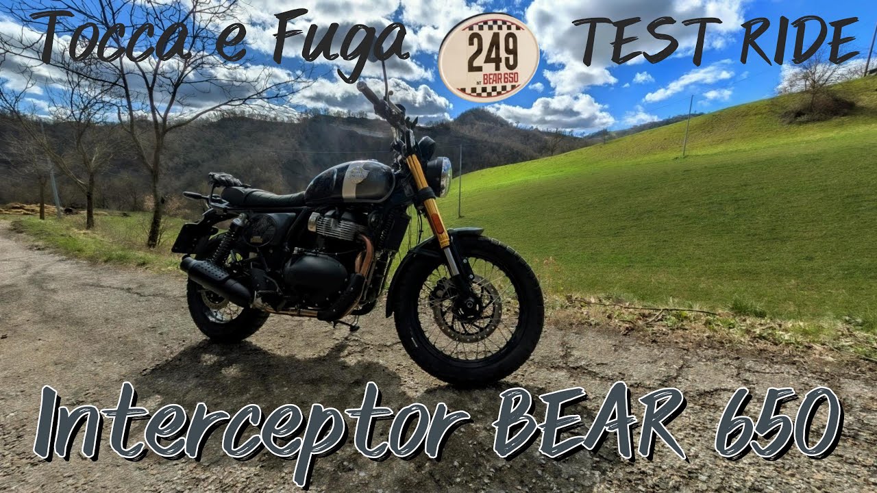 🔥 Tocca e Fuga: Royal Enfield BEAR 650 – Test Ride e Prime Sensazioni!
