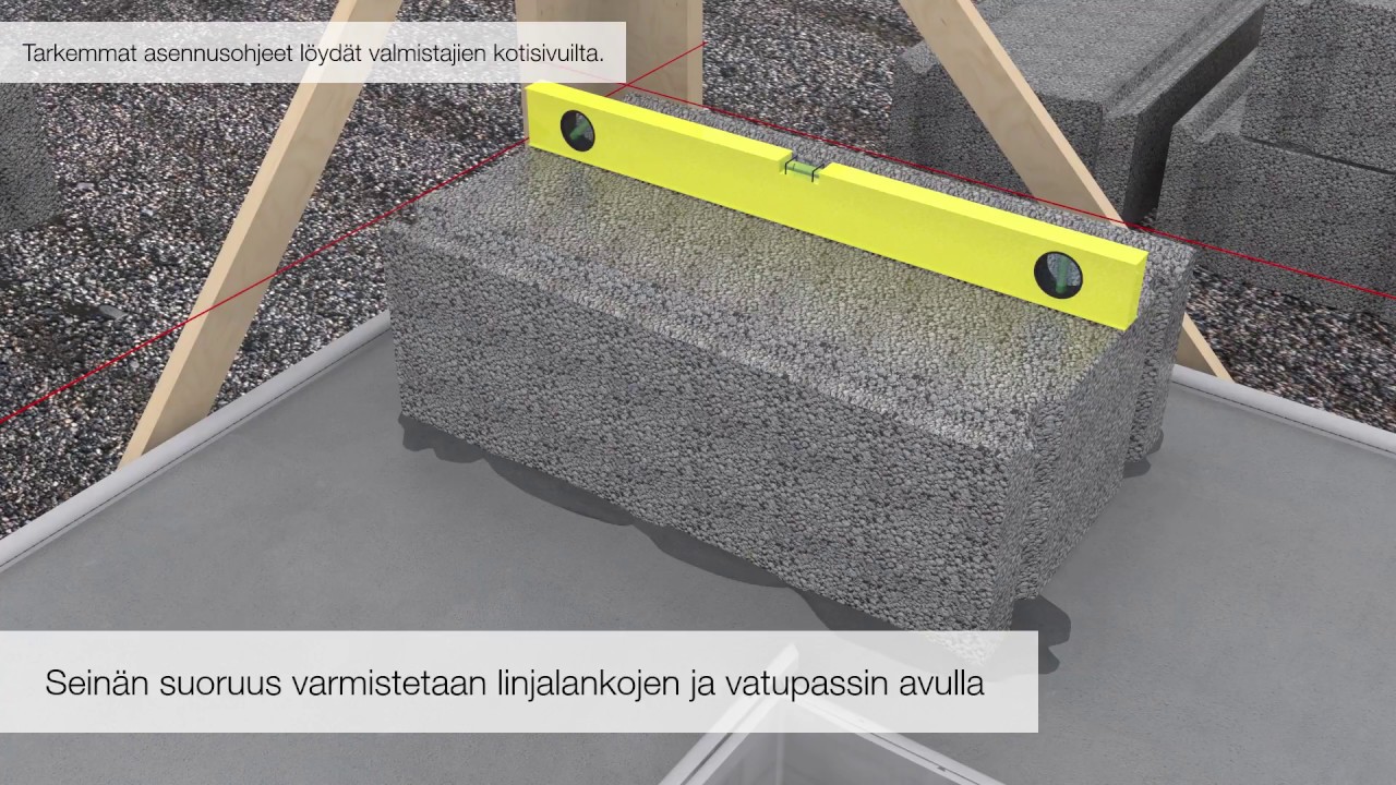Näin rakennat muuratun kivitalon