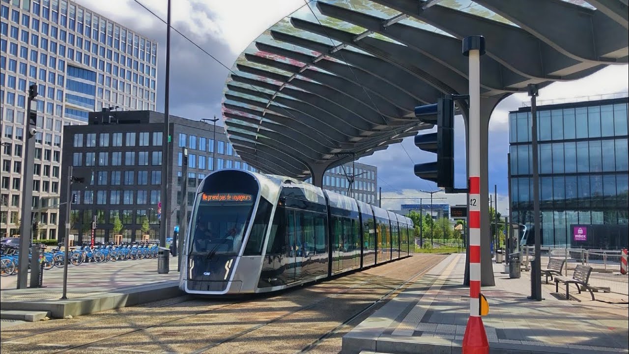 Visite du tram Luxembourgeois !