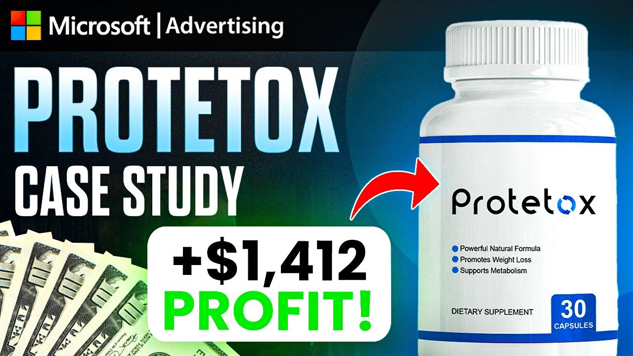 Пример использования Microsoft Ads &mdash; [PROTETOX] &mdash; прибыль 1412 долларов США и рентабельность инве...
