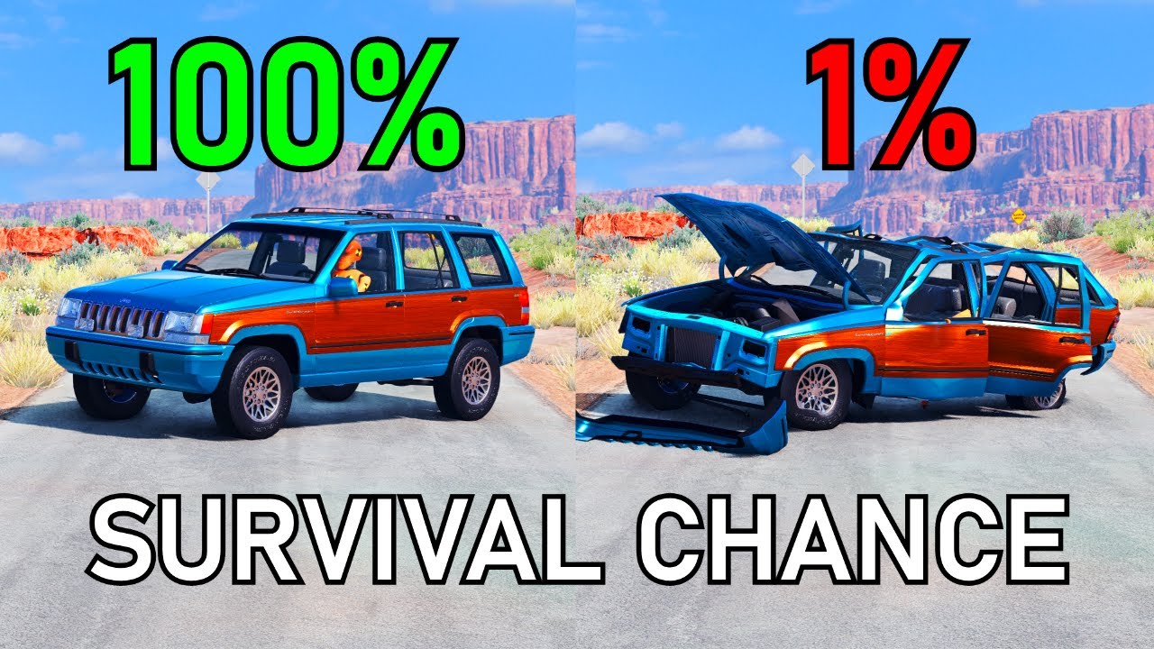 Realistic Survival Chance Crashes #50 | BeamNG.drive