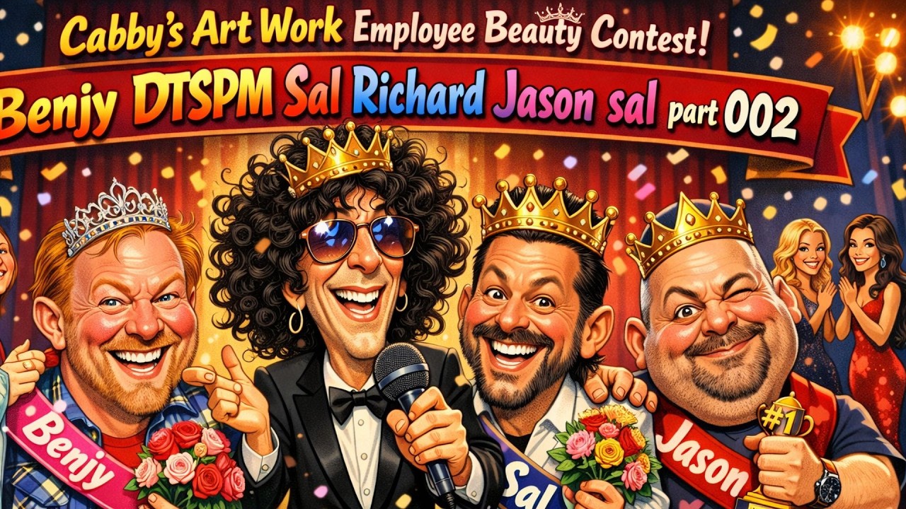 Cabby's Art Work Staff Beauty Contest w Benjy DTSPM Sal Richard Jason sal part 002