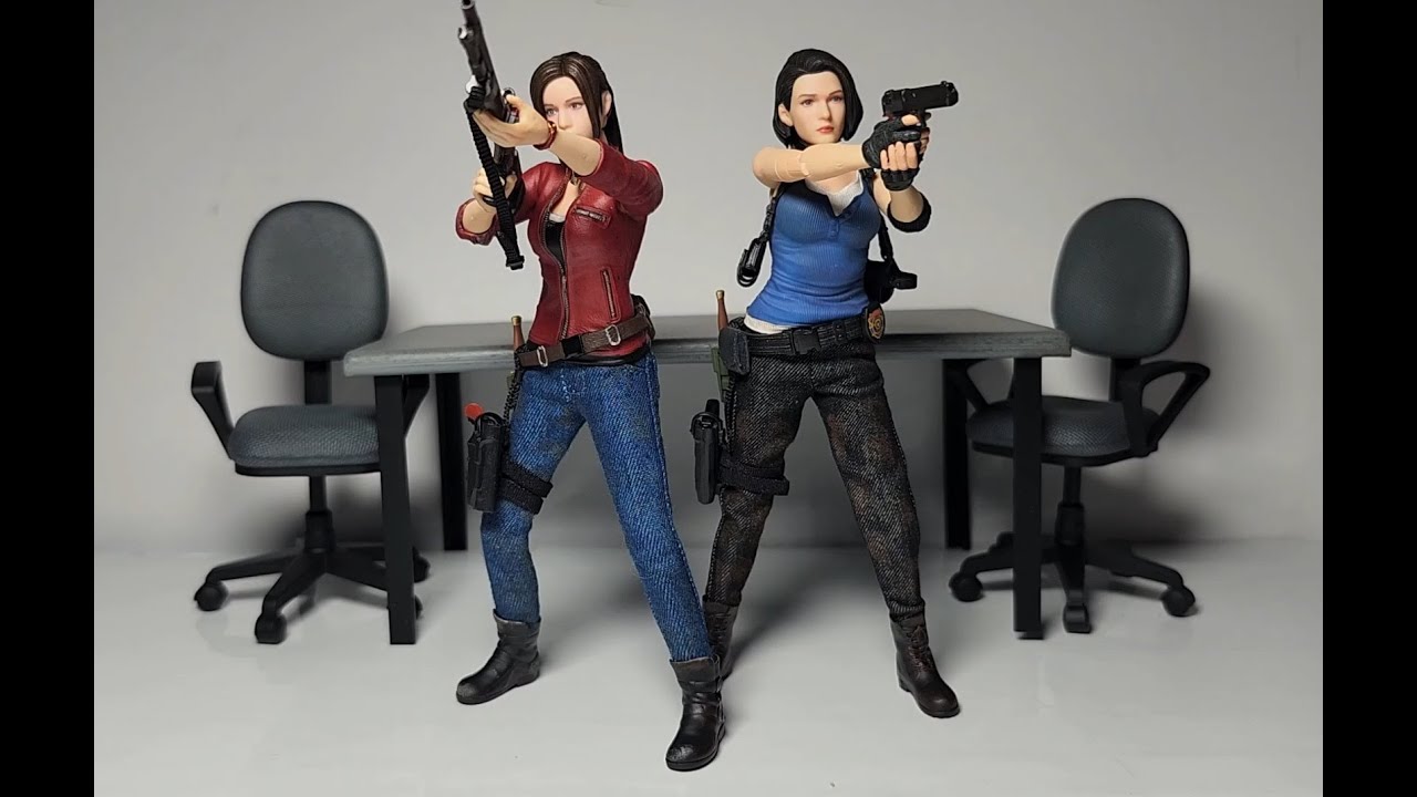 Я этого не ожидал! — Фигурка Клэр Редфилд и Джилл Валентайн из ремейков Resident Evil 2 и 3 от Br...