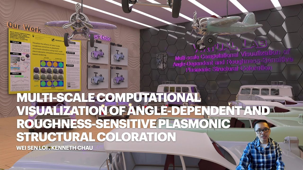 SIGGRAPH 2021: Multi-scale Rendering Roughness-sensitive Plasmonic Structural Coloration
