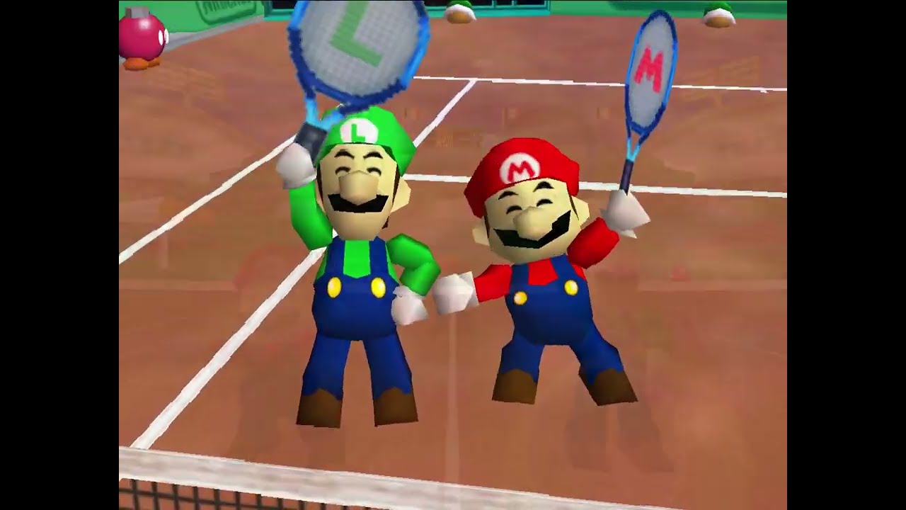 Mario Tennis 64 Doubles Moonlight Cup - Mario Bros