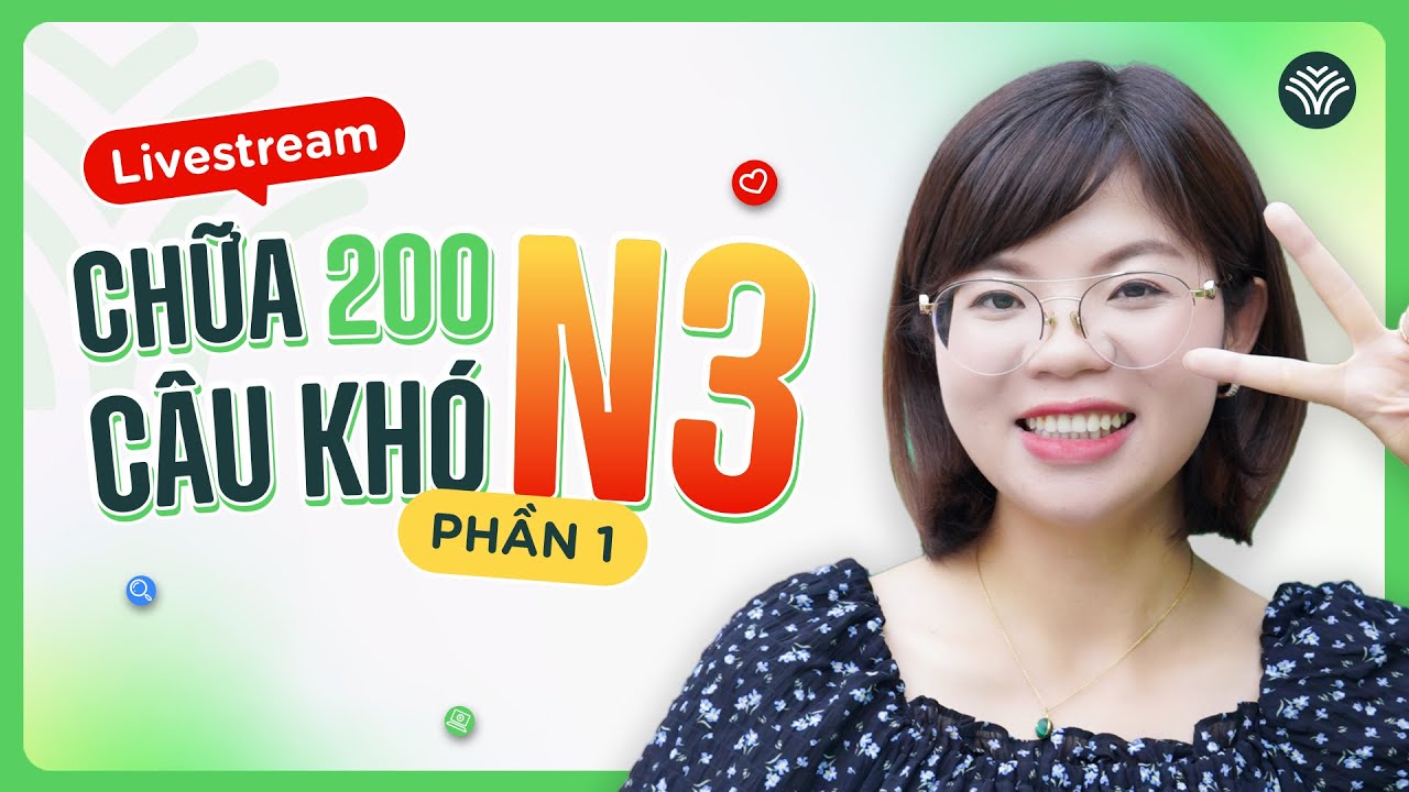 #1 Top 200 CÂU KHÓ JLPT N3 || Tiếp sức mùa thi JLPT 07/2025