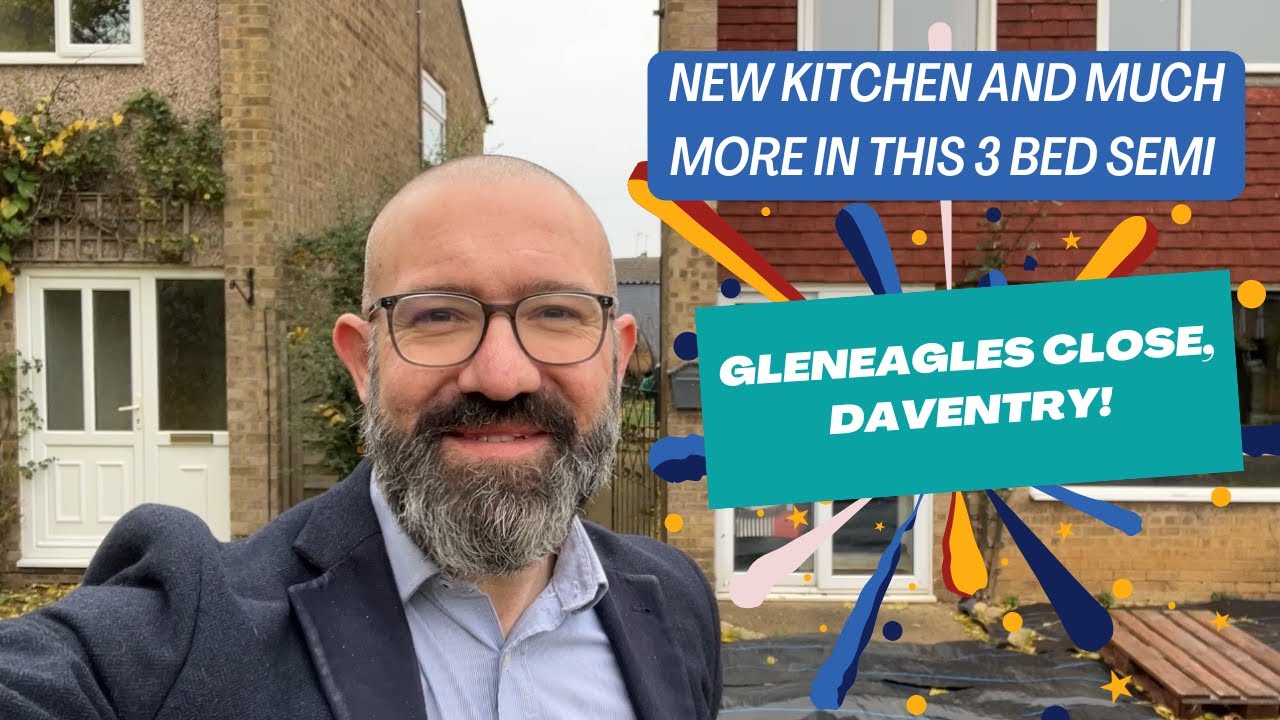 Three Bedroom Semi Detached Home for sale with superb Kitchen - Gleneagles Close, Daventry