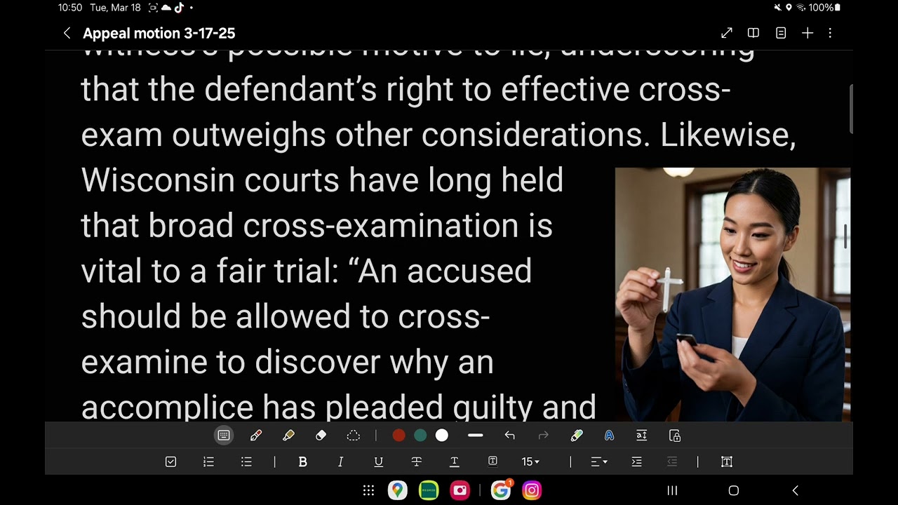 My Motion for a Retrial in Milwaukee Circuit Court, Wisconsin