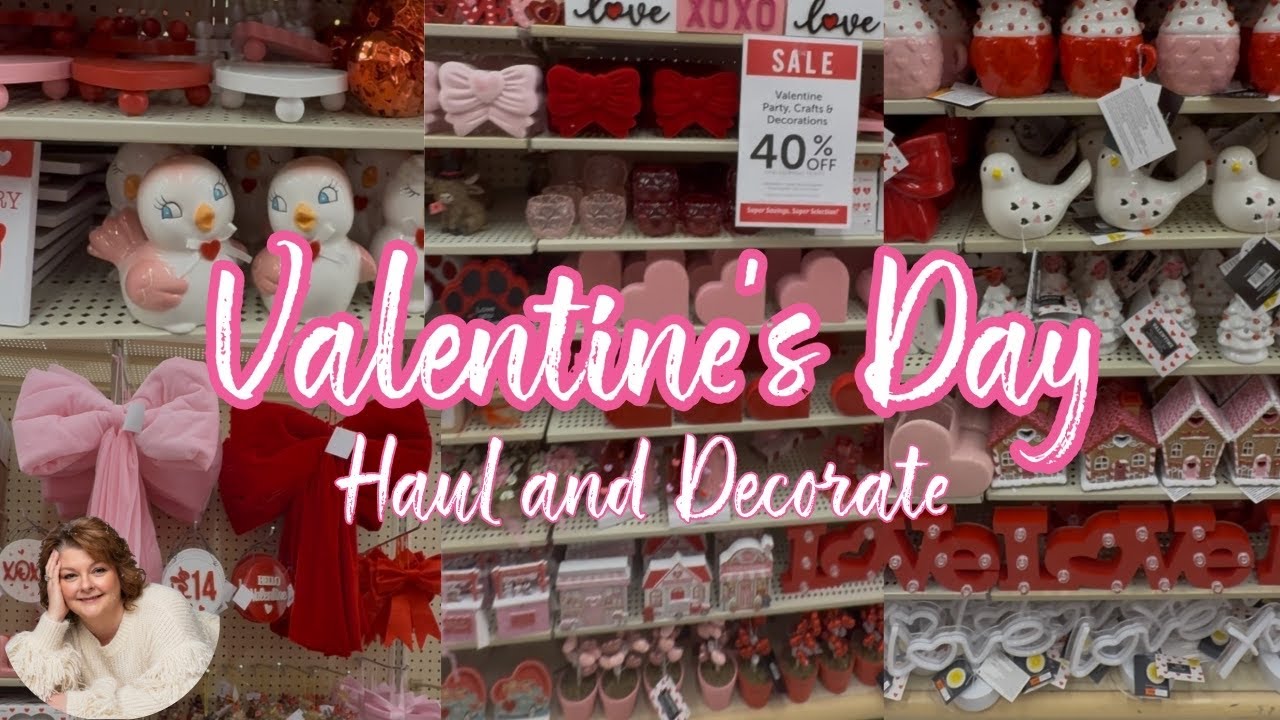 Valentine’s Day Haul and Decorate with me.