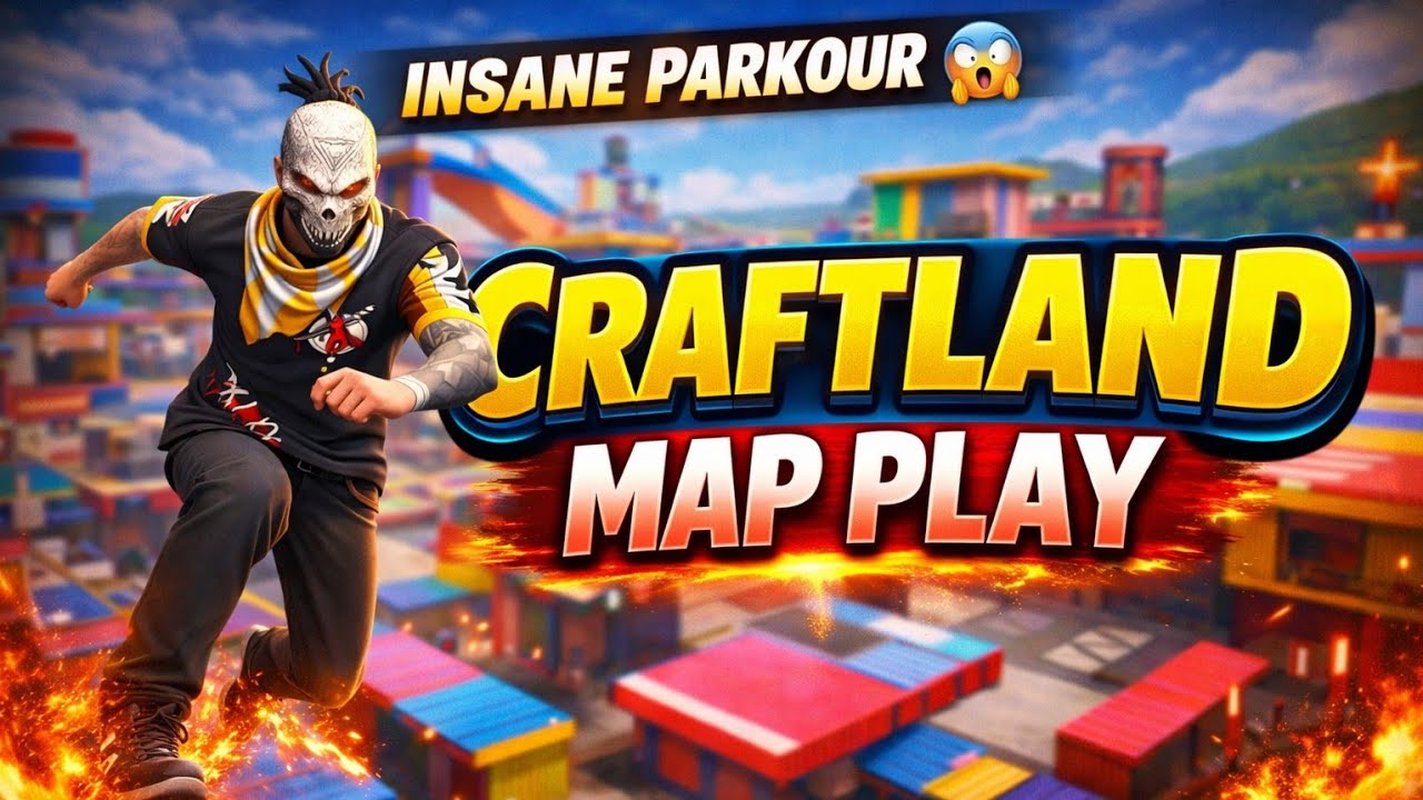 INSANE CRAFTLAND PARKOUR 😱 | Can I Finish This Map? | Free Fire MAX