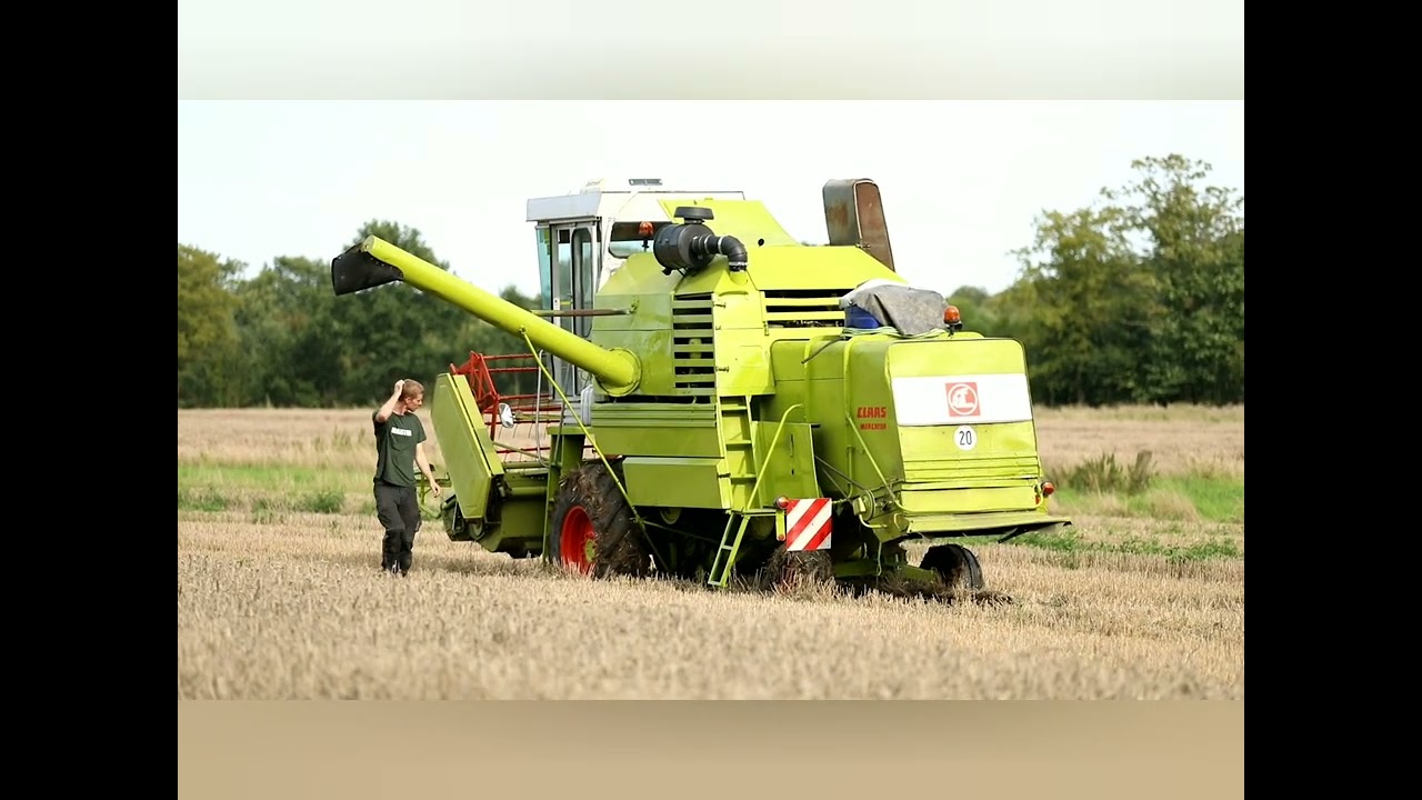 Very wet Harvest 2023 with a Claas Mercator