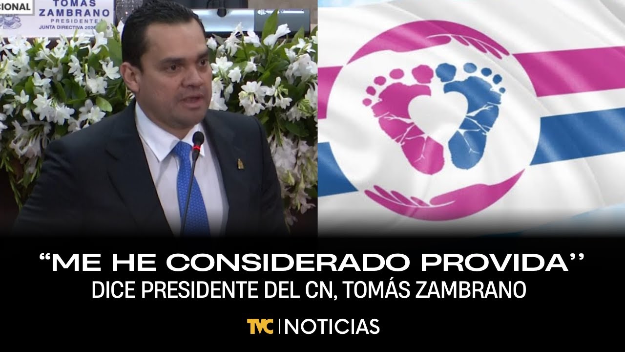 Presidente del Congreso Nacional, Tomás Zambrano, confirma orientación provida en su gestión