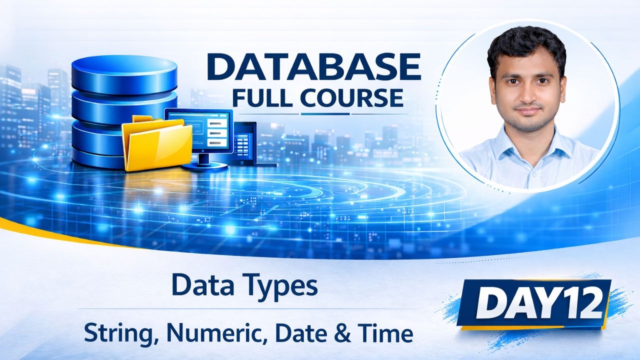 SQL Data Types Made Easy  | Complete MySQL Data Types Tutorial (String, Numeric, Date & Time)