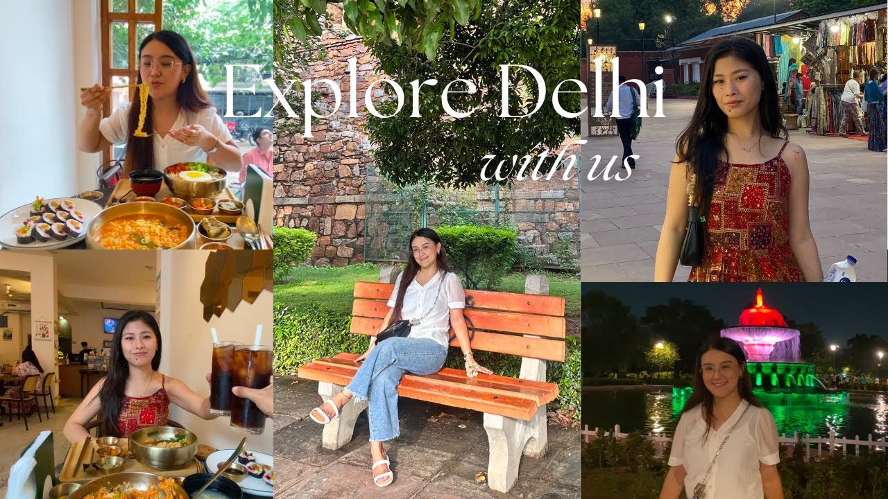 Explore Delhi with us👯‍♀️💗|Top places to hangout in Delhi✨|Internship👩‍⚕️|Weekend|Tibetan vlogger