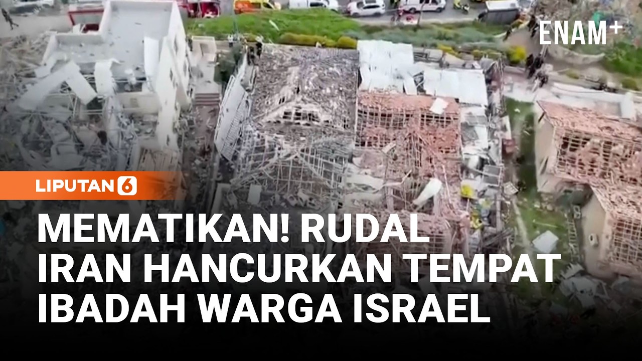 Serangan Mematikan Iran, Rudal Hancurkan Sinagoga Israel| Liputan6