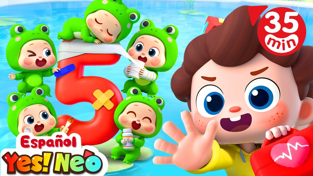Cinco Ranas Manchadas | Yes! Neo - Canciones y Caricaturas para Niños