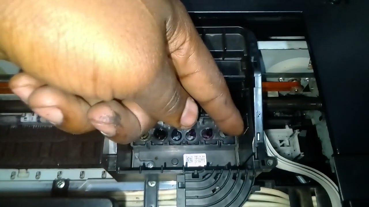 how to change Epson L850 print head.