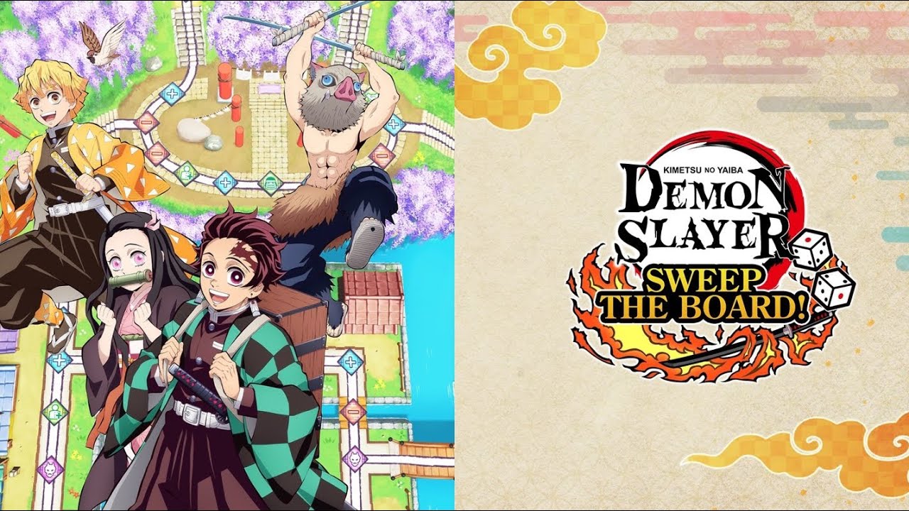 Demon Slayer SWEEP THE BOARD!   All Boards , Minigames and Boss Fights - Full Game Nintendo Switch