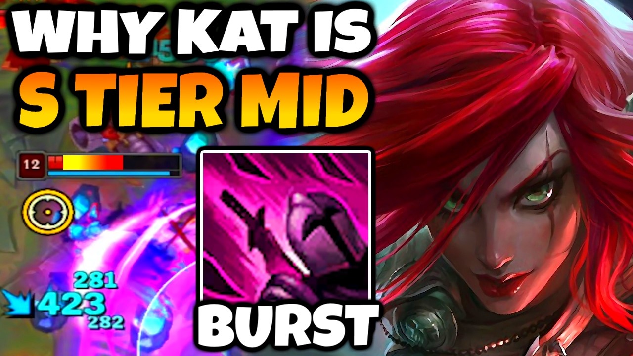 KATARINA is CRAZY STRONG for CLIMBING. S TIER MID LANER.