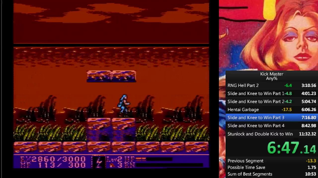 Kick Master Any% Speedrun in 11:13.79