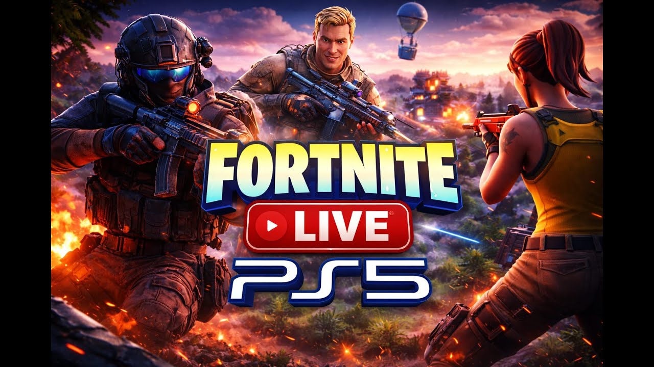 FORTNITE LIVE ON PS5