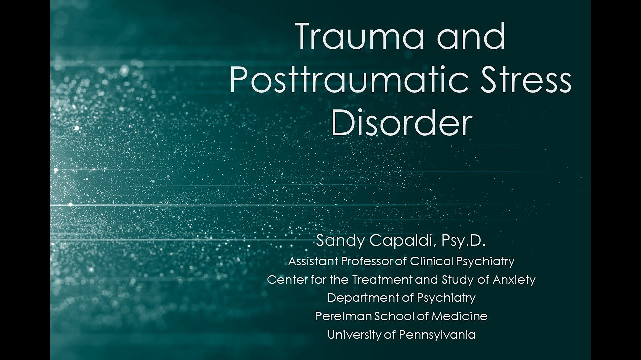 Trauma and PTSD Training with Dr. Sandy Capaldi