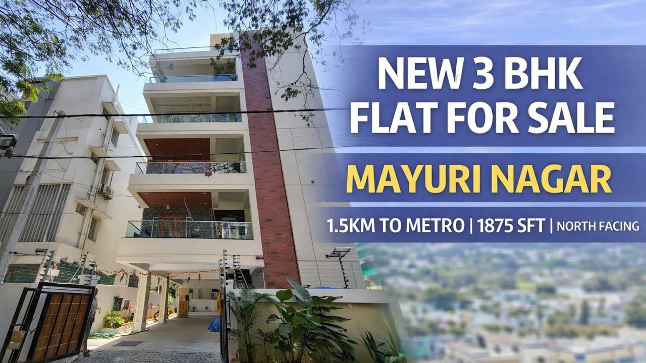 3BHK | ₹1.25 Cr Negotiable | Mayuri Nagar, Miyapur | GHMC Approved | 1.5 KM to Metro | 8908908939